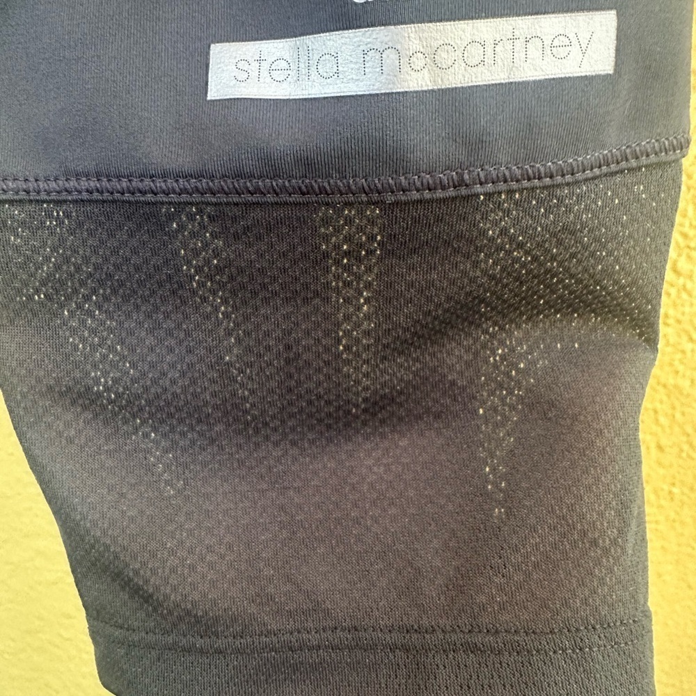 NWT! Adidas X Stella McCartney “Run 3/4 Tights In Dark Slate Medium - Picture 7 of 10